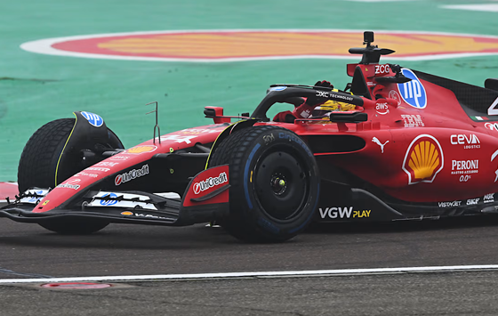 Hamilton Shows Early Signs of Speed in Ferrari's Pirelli Tyre Test