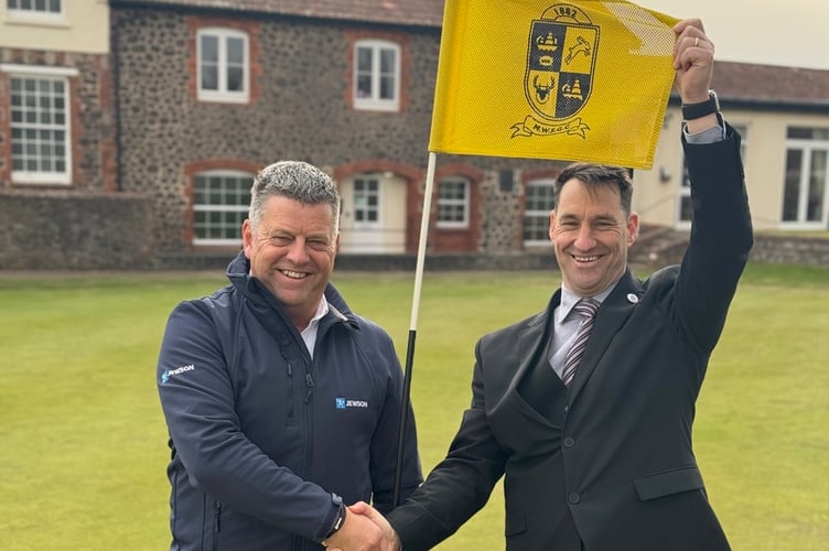 Minehead & West Somerset Golf Club in new sponsorship deal with Jewson South West