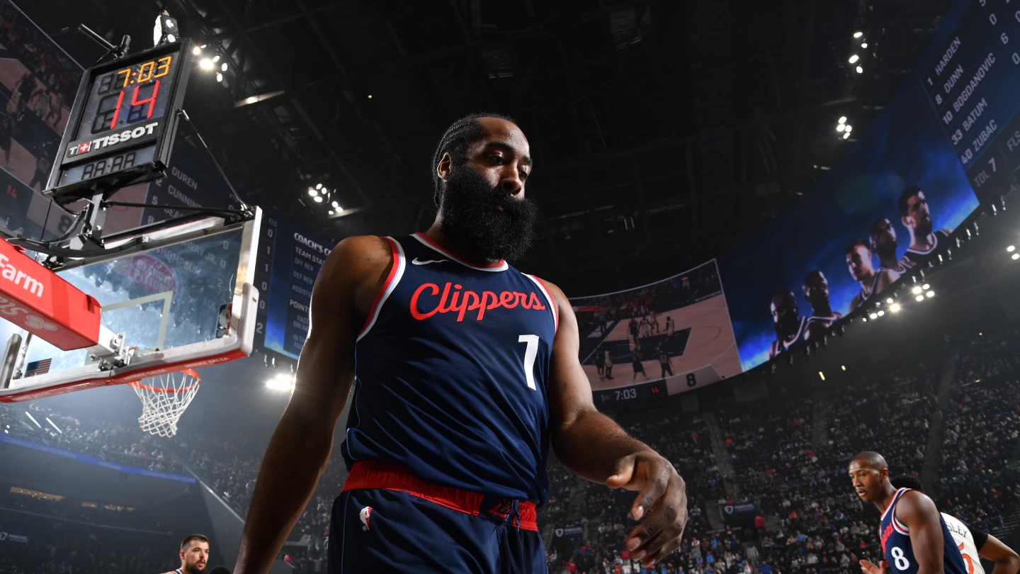 Watch James Harden turn back clock, drops 50 on Pistons to spark Clippers win